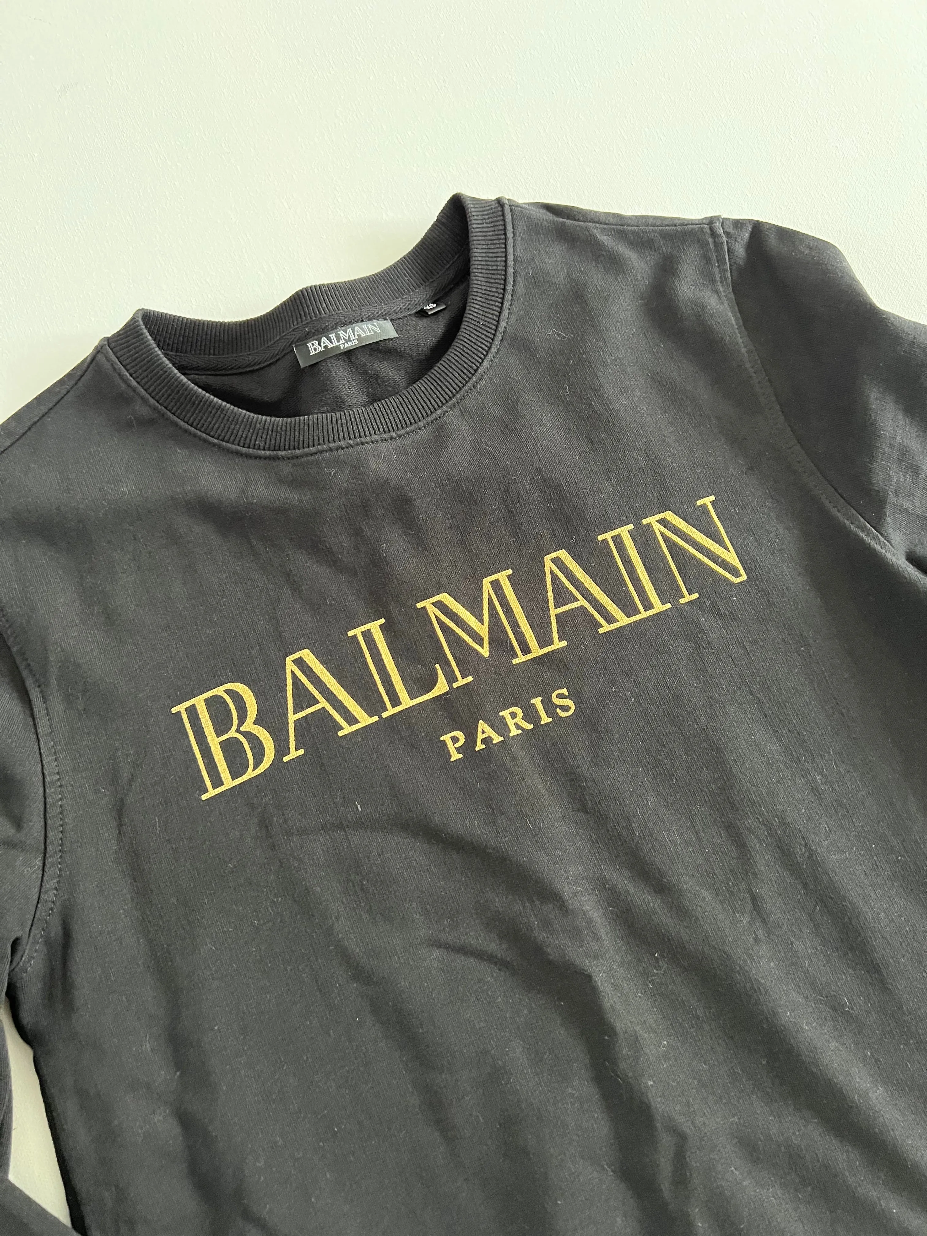 Balmain Logo Black Jumper