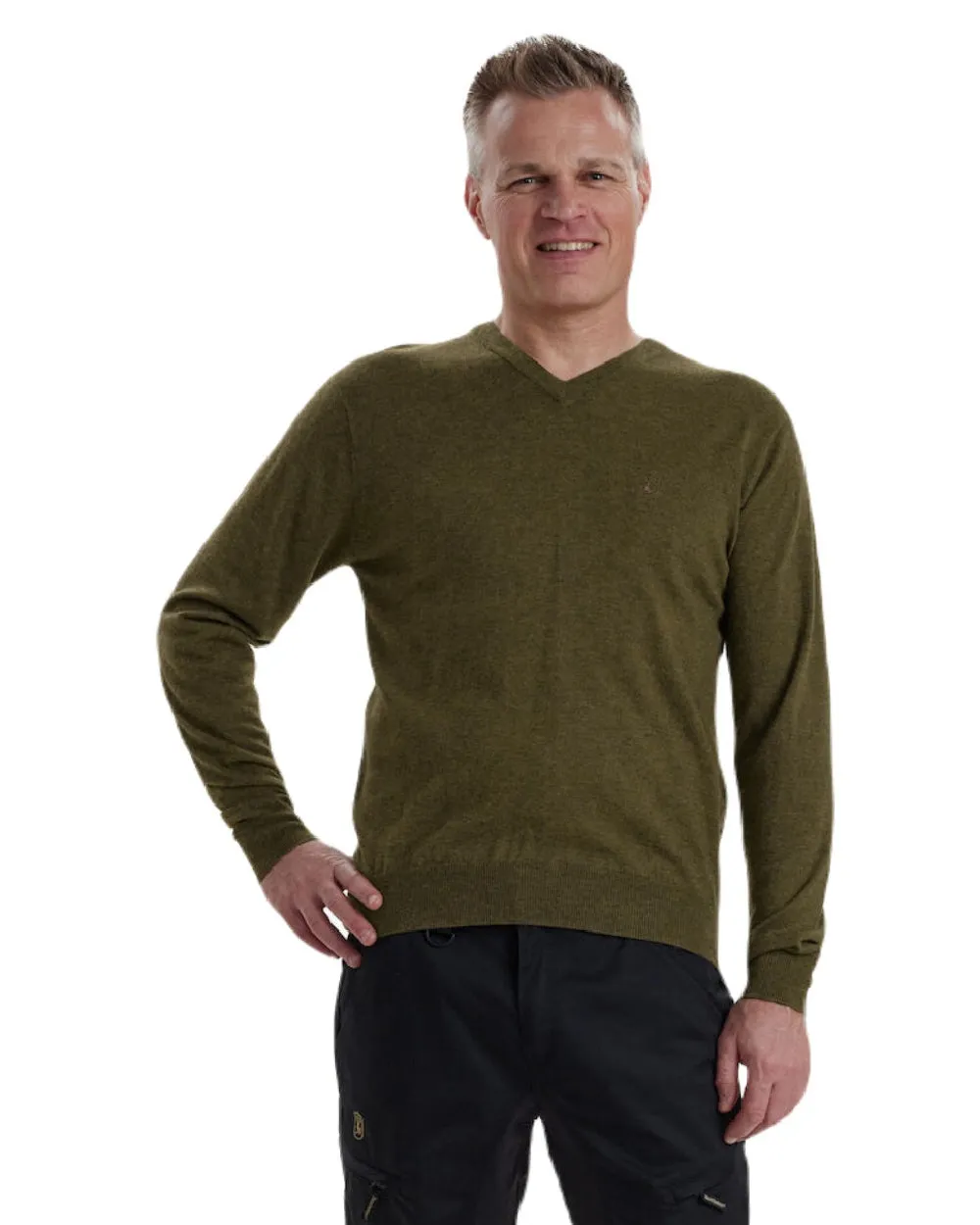 Deerhunter Kingston Knit V-Neck Jumper