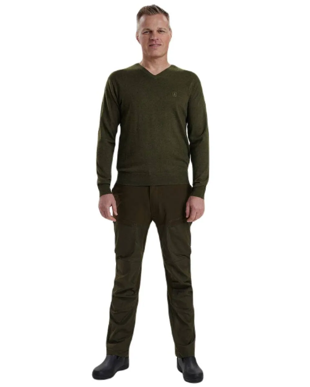 Deerhunter Kingston Knit V-Neck Jumper