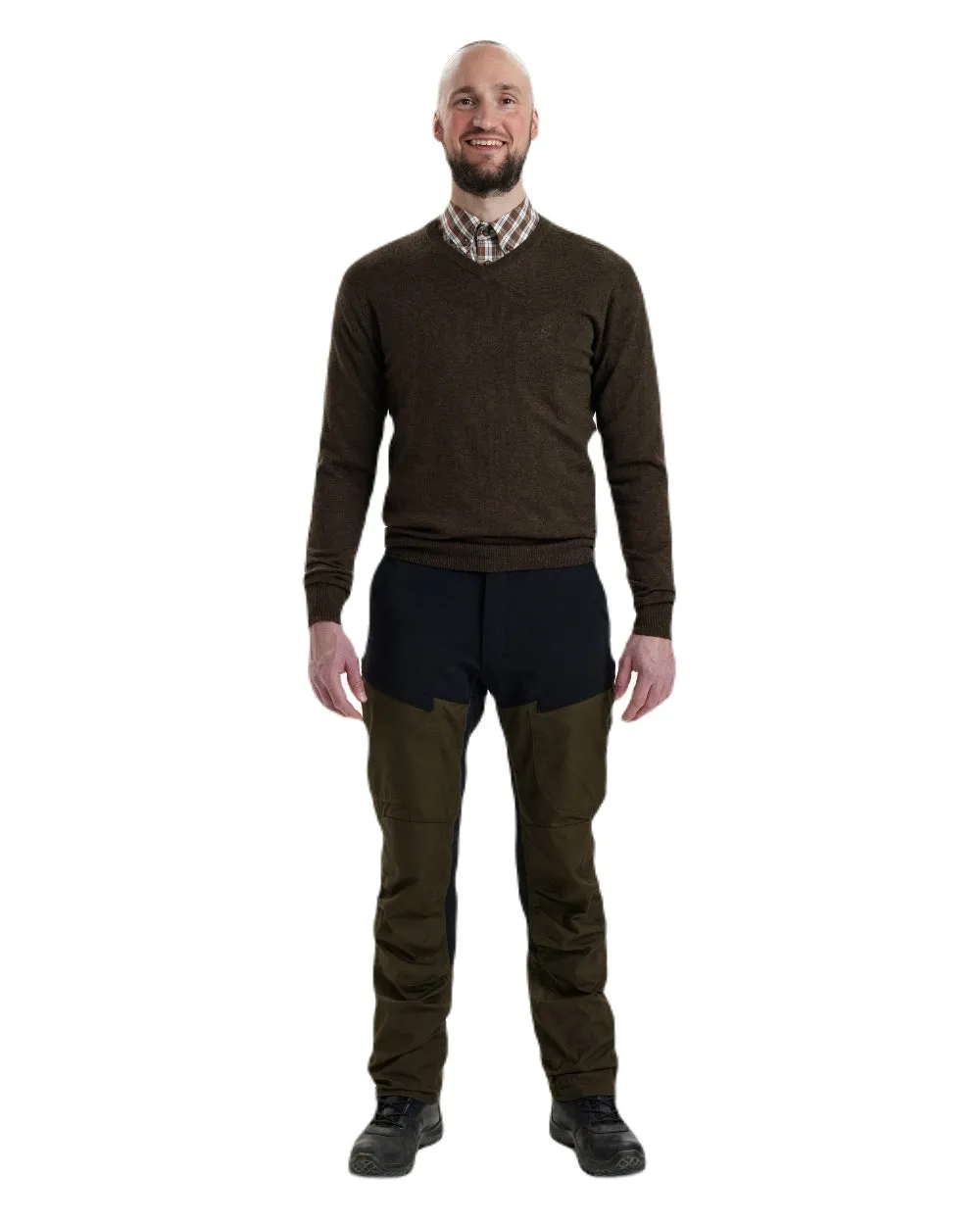 Deerhunter Kingston Knit V-Neck Jumper