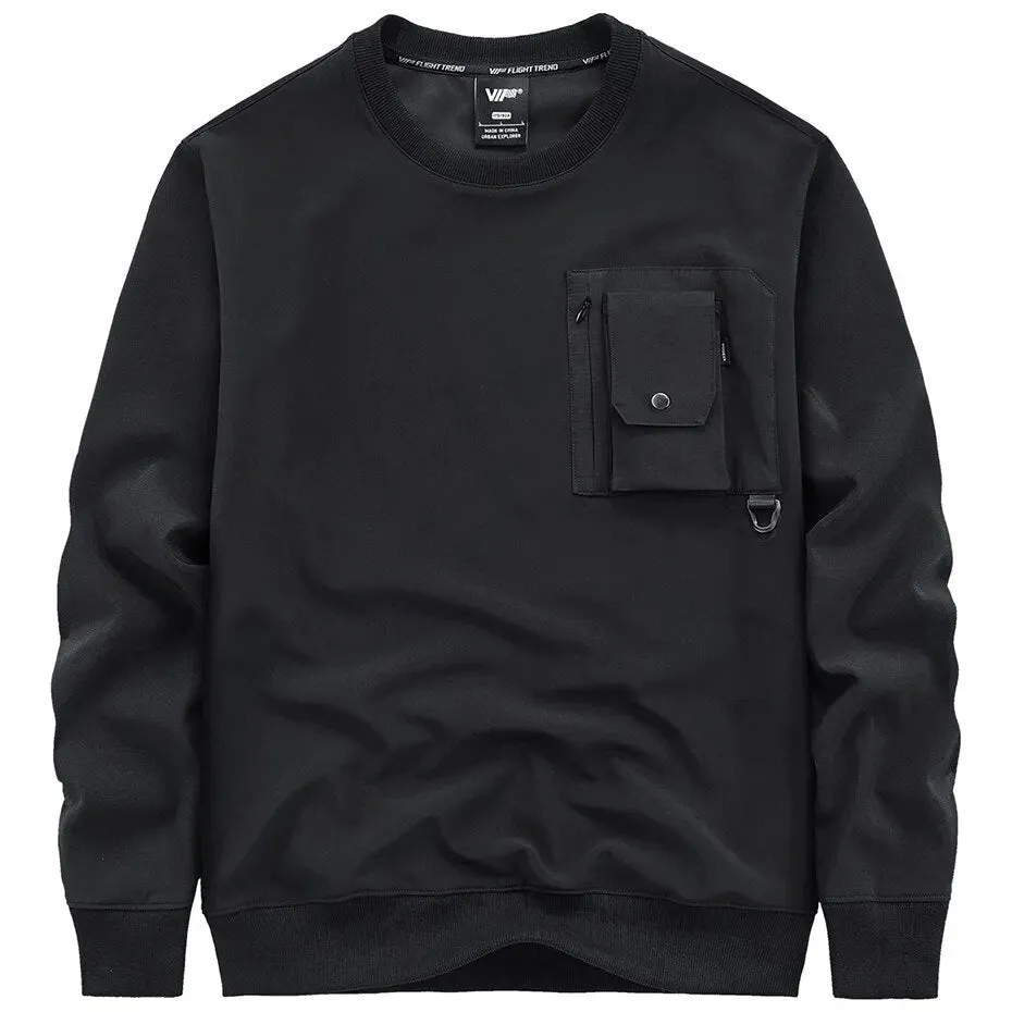 ELKMU Techwear Hoodie – Streetwear Hip Hop Pullover