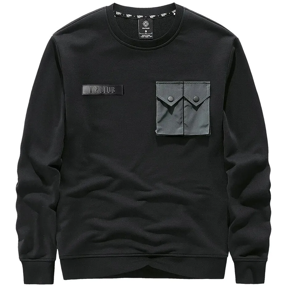 ELKMU Techwear Hoodie – Streetwear Hip Hop Pullover
