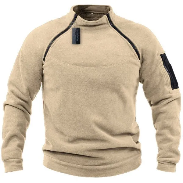 Men's Stylish Warm Technical Knitted Jumper for Everyday Wear | Ideal for Autumn/Winter