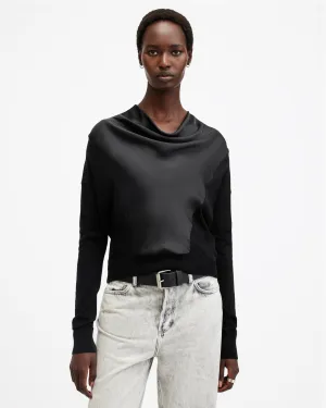 Myra Cowl Neck Merino Wool Jumper