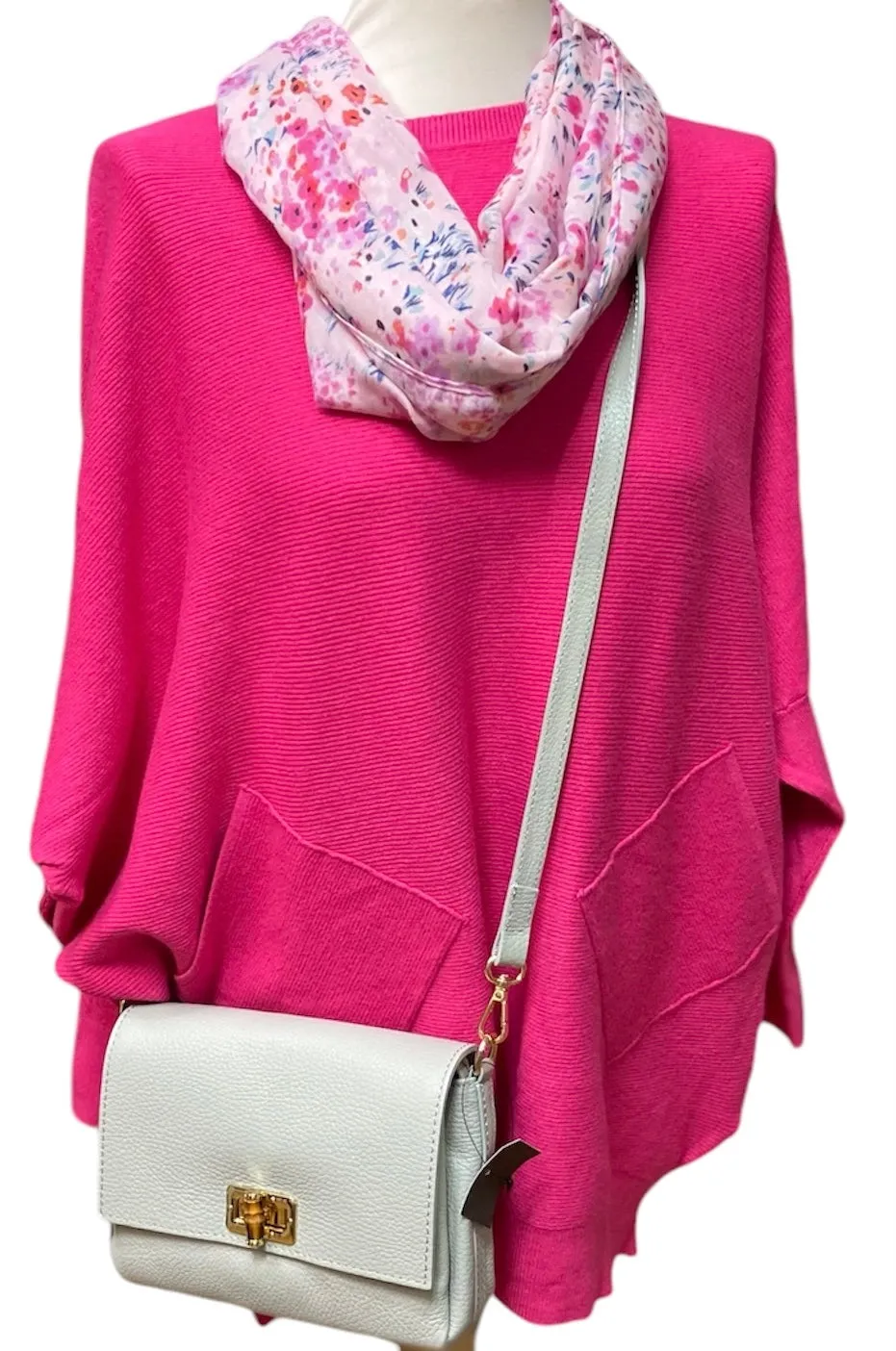 ‘Plait back’ oversized jumper